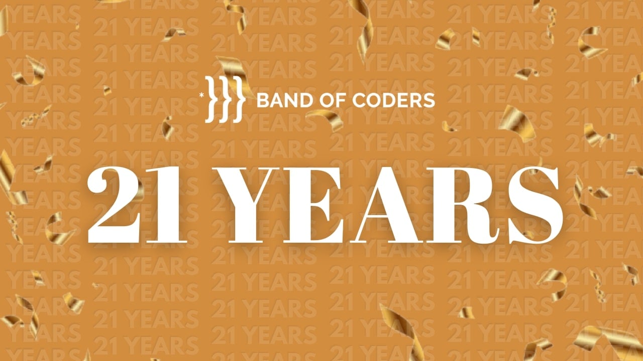 Band of Coders Maintains Momentum as it Marks its 21st Anniversary