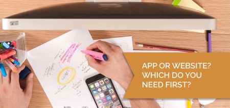 App or website? Which do you need first?